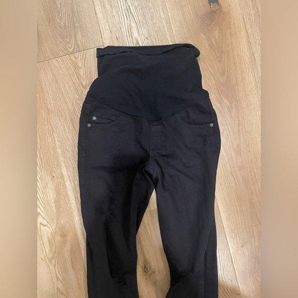 AG Secret Fit Belly Legging Ankle Maternity Jeans- Marblestone 26 - Picture 3 of 5